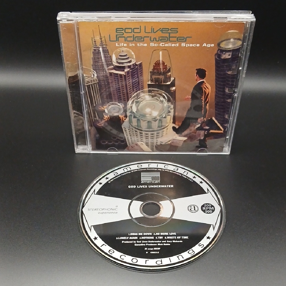 God Lives Underwater – Life in the So-Called Space Age CD (1998) Industrial Alt